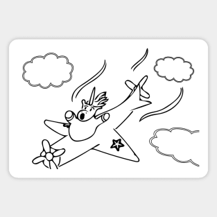 Unicorn Pilot Magnet